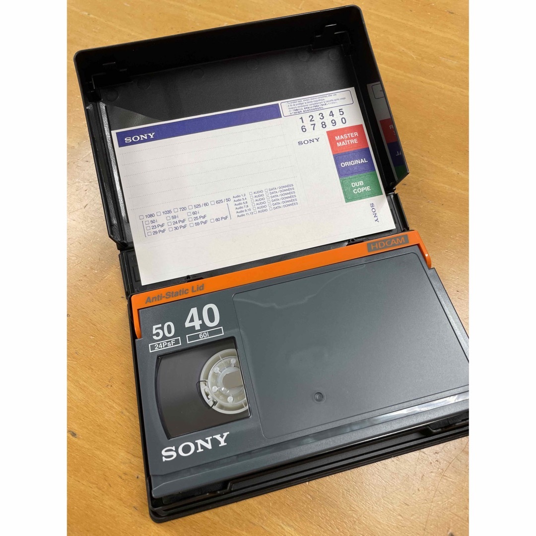 SONY(ソニー)のSONY BCT-40HD メタルテープ スマホ/家電/カメラのカメラ(ビデオカメラ)の商品写真