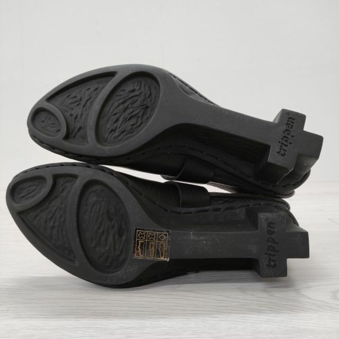 trippen(トリッペン)のtrippen 未使用品 CAST サイズ35 定価45000円 アンクルベルト シューズ・靴 ブラック レディース トリッペン【中古】4-0408M◎ レディースの靴/シューズ(その他)の商品写真