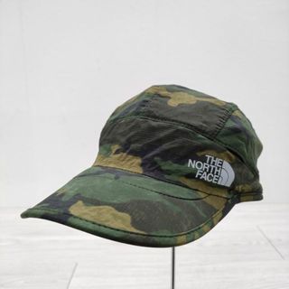 ザノースフェイス(THE NORTH FACE)のTHE NORTH FACE Novelty Swallowtail Cap NN41774 ウッドランドカモ 迷彩 サイズM キャップ カーキ メンズ ザノースフェイス【中古】4-0408G◎(キャップ)