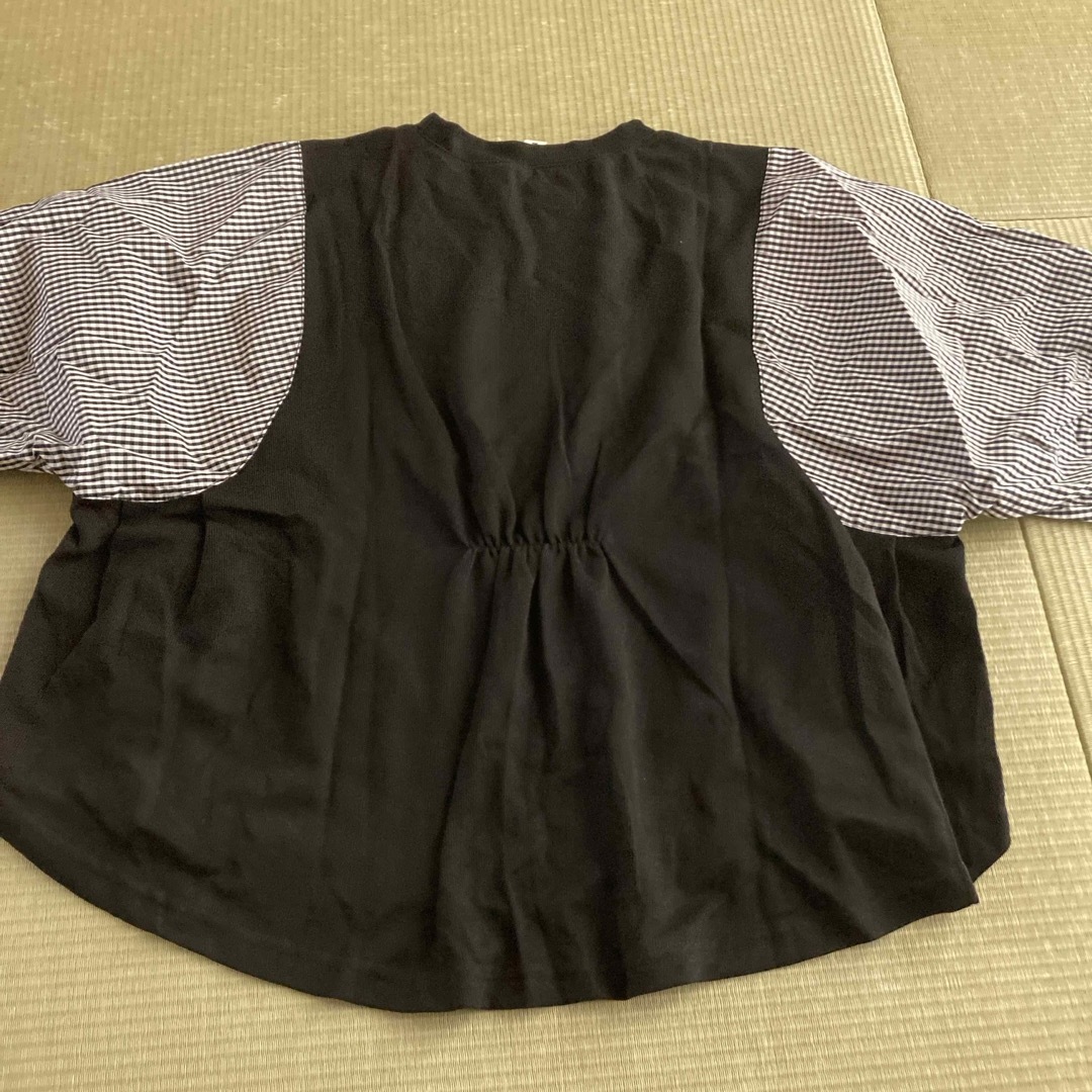 ５分袖ドッキングブラウス レディースのトップス(シャツ/ブラウス(半袖/袖なし))の商品写真