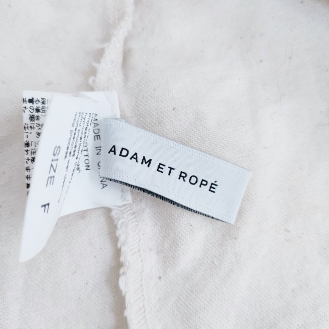 Adam et Rope'(アダムエロぺ)のadam et Rope ステッチワークミリタリージャケット コットン サイズF ミリタリージャケット オフホワイト レディース アダムエロペ【中古】4-0408M◎ レディースのジャケット/アウター(ミリタリージャケット)の商品写真