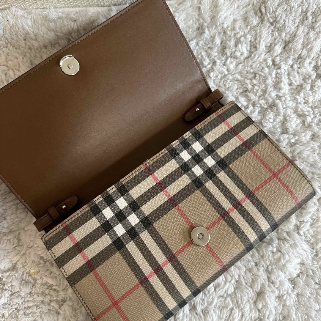 BURBERRY(バーバリー)のBURBERRY バーバリー ウォレット ショルダー 財布 バッグ レディースのバッグ(ショルダーバッグ)の商品写真