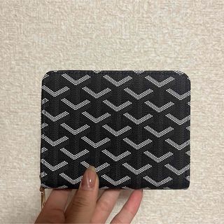 ゴヤール(GOYARD)のゴヤール　カードケース　名刺入れ　ブラック　財布　折り財布　ウォレット(名刺入れ/定期入れ)