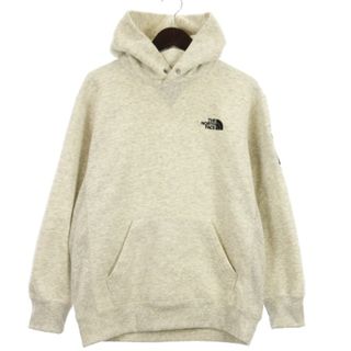 ザノースフェイス(THE NORTH FACE)のザノースフェイス スクエア ロゴ パーカー NT62039 アイボリー系 L(その他)