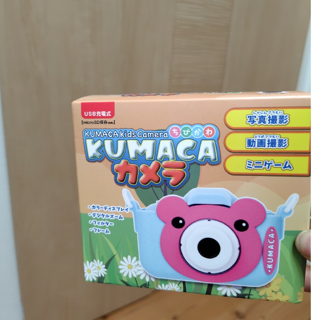 キッズカメラ◆kumacaカメラ　プレゼントに♡ スマホ/家電/カメラのカメラ(その他)の商品写真