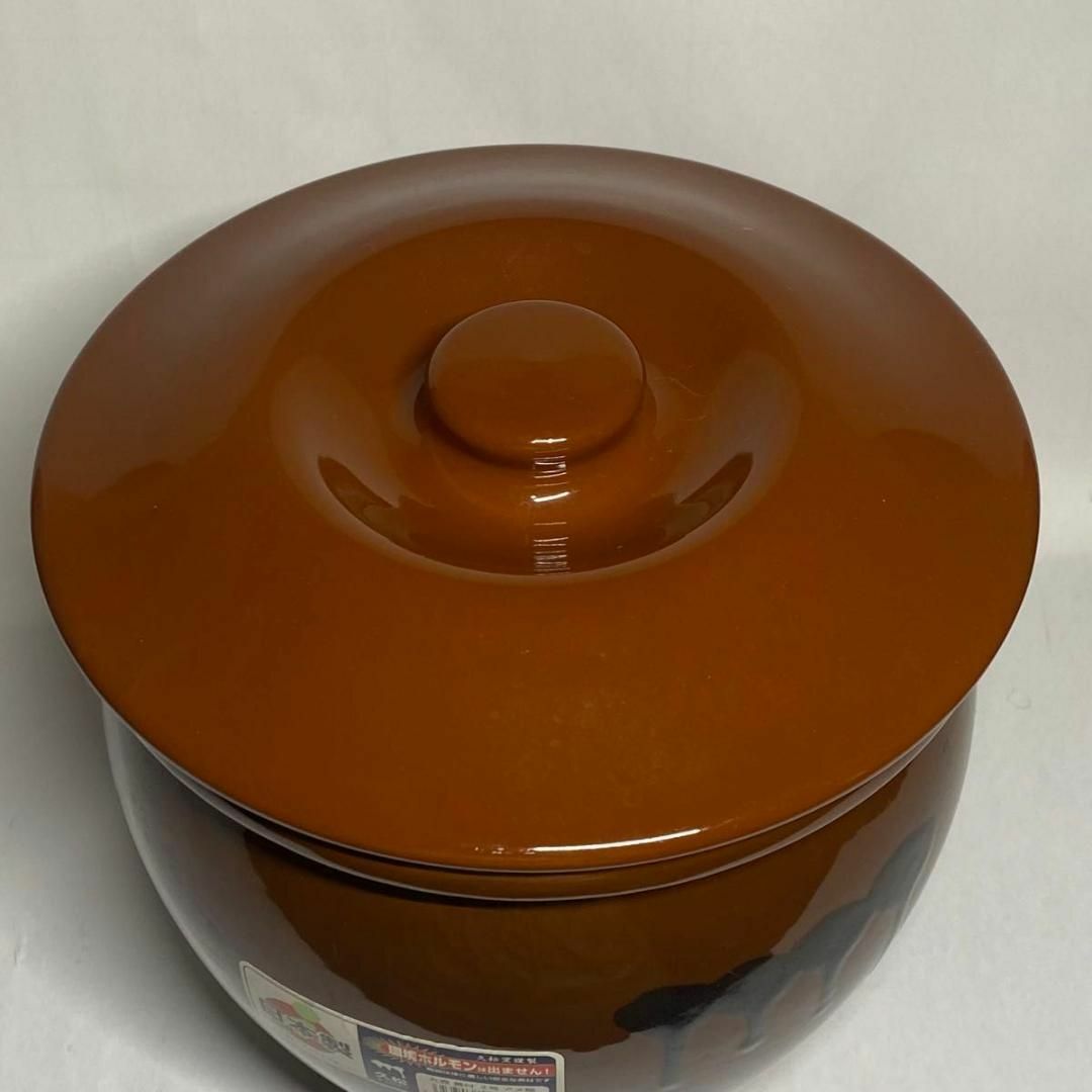 常滑焼　漬け物容器　久松窯蓋付き3号 インテリア/住まい/日用品のキッチン/食器(容器)の商品写真