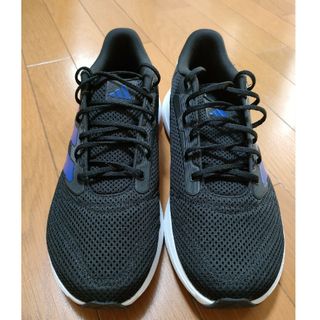 アディダス(adidas)のadidasアディダス スニーカー ランニングシューズ 黒 ブラック 26.5(シューズ)