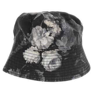 ラッドミュージシャン(LAD MUSICIAN)のLAD MUSICIAN ラッドミュージシャン 18SS HAT FLOWER フラワーデザイン バケットハット 帽子 ブラック/パープル 2118-924(ハット)