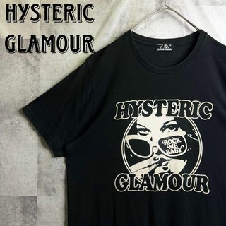 HYSTERIC GLAMOUR - 希少 美品 ヒステリックグラマー Tシャツ ガールロゴ バックロゴ ブラック L