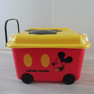 ディズニー(Disney)のミッキーマウス　おもちゃ箱　収納箱　衣装ケース(収納/チェスト)