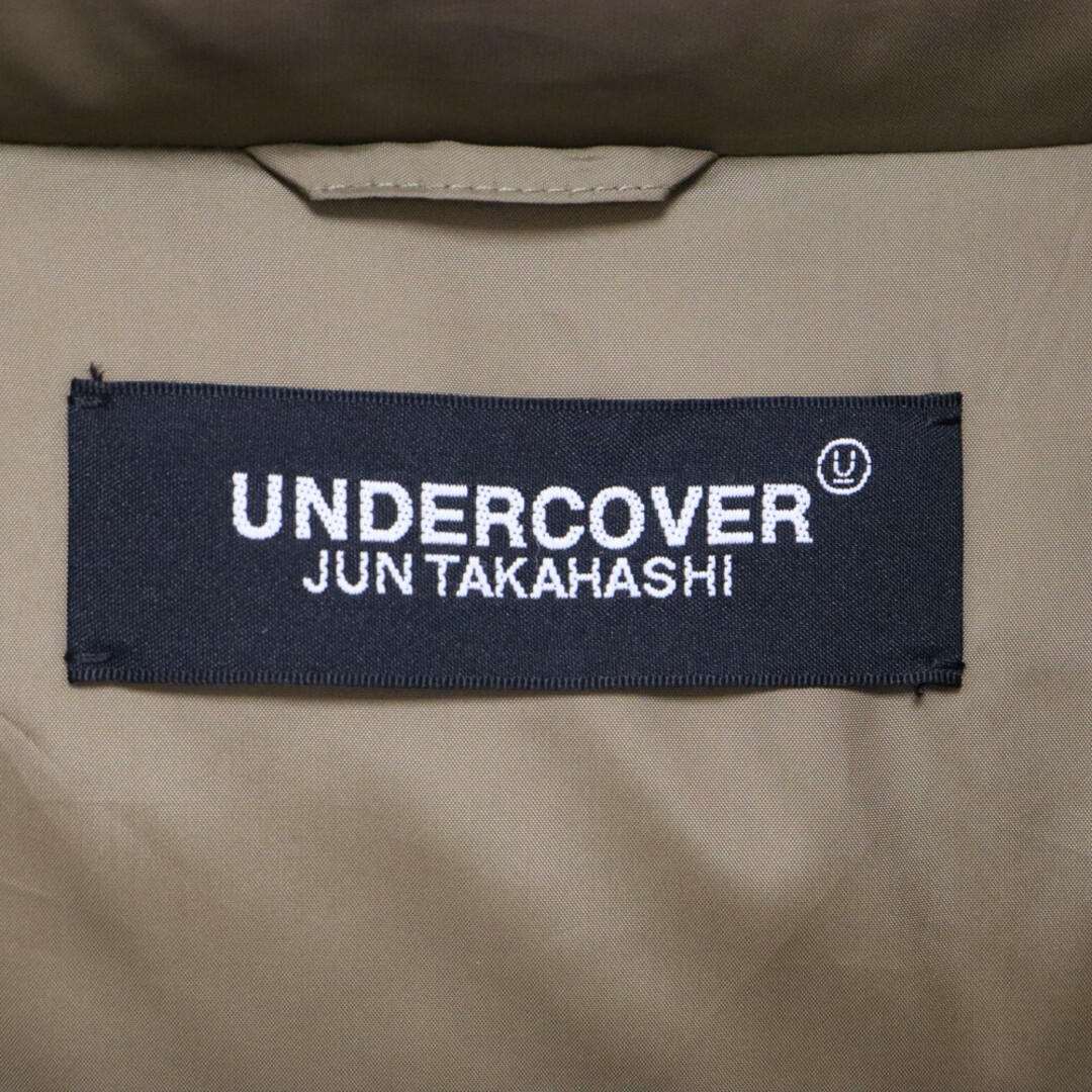 UNDERCOVER(アンダーカバー)のUNDERCOVER アンダーカバー 22AW LEATHER SLEEVE DOWN JACKET レザースリーブ ダウン ジャケット ベージュ/ブラック UC2B9208‐1 メンズのジャケット/アウター(ダウンジャケット)の商品写真