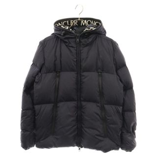 モンクレール(MONCLER)のMONCLER モンクレール MONTCLA GIUBBOTTO モンクラー ロゴテープ ジップフーデッド ダウンジャケット F20911B56900 C0300 ネイビー(ダウンジャケット)