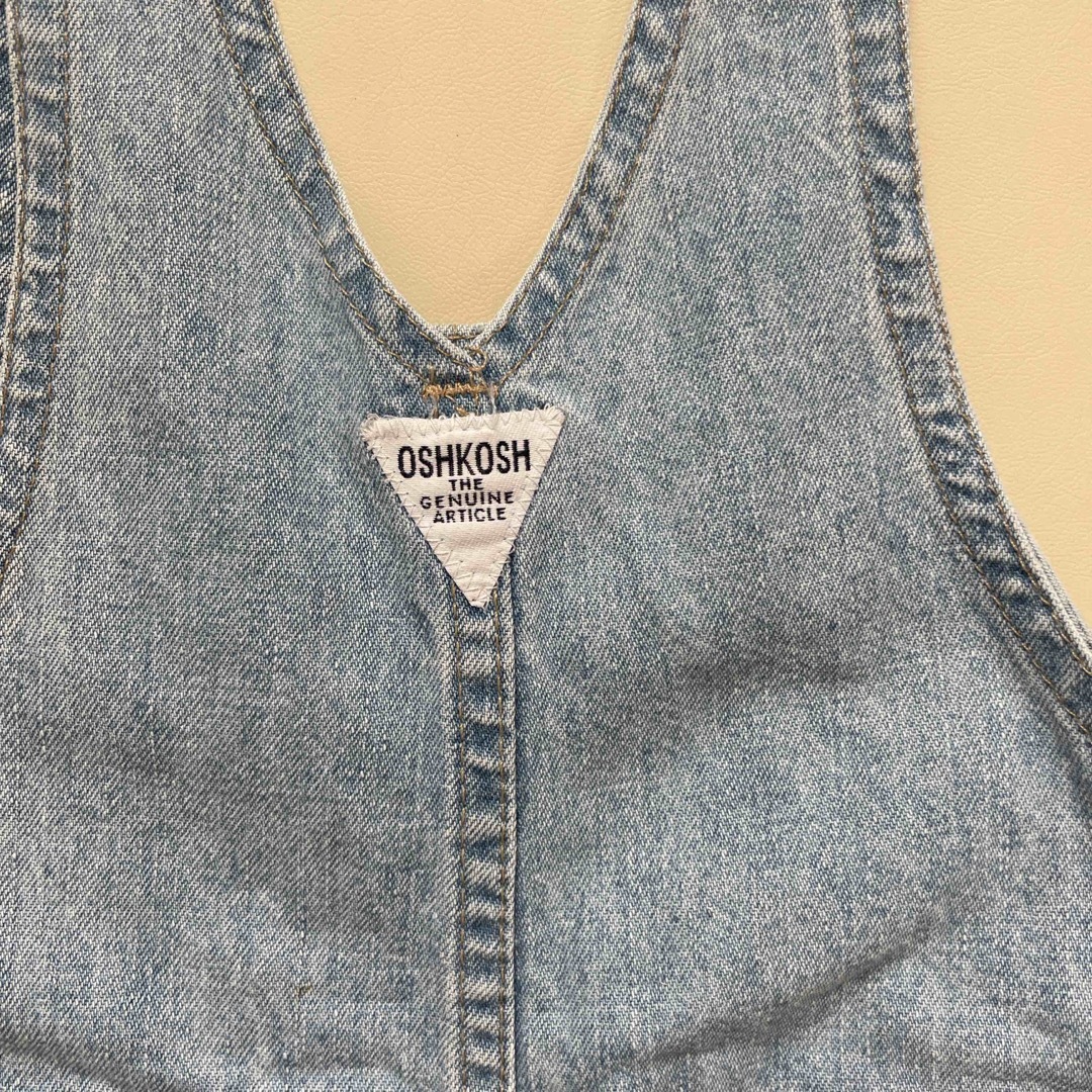 OshKosh(オシュコシュ)のOSHKOSH  ショートオーバーオール　サイズ24M キッズ/ベビー/マタニティのキッズ服男の子用(90cm~)(その他)の商品写真