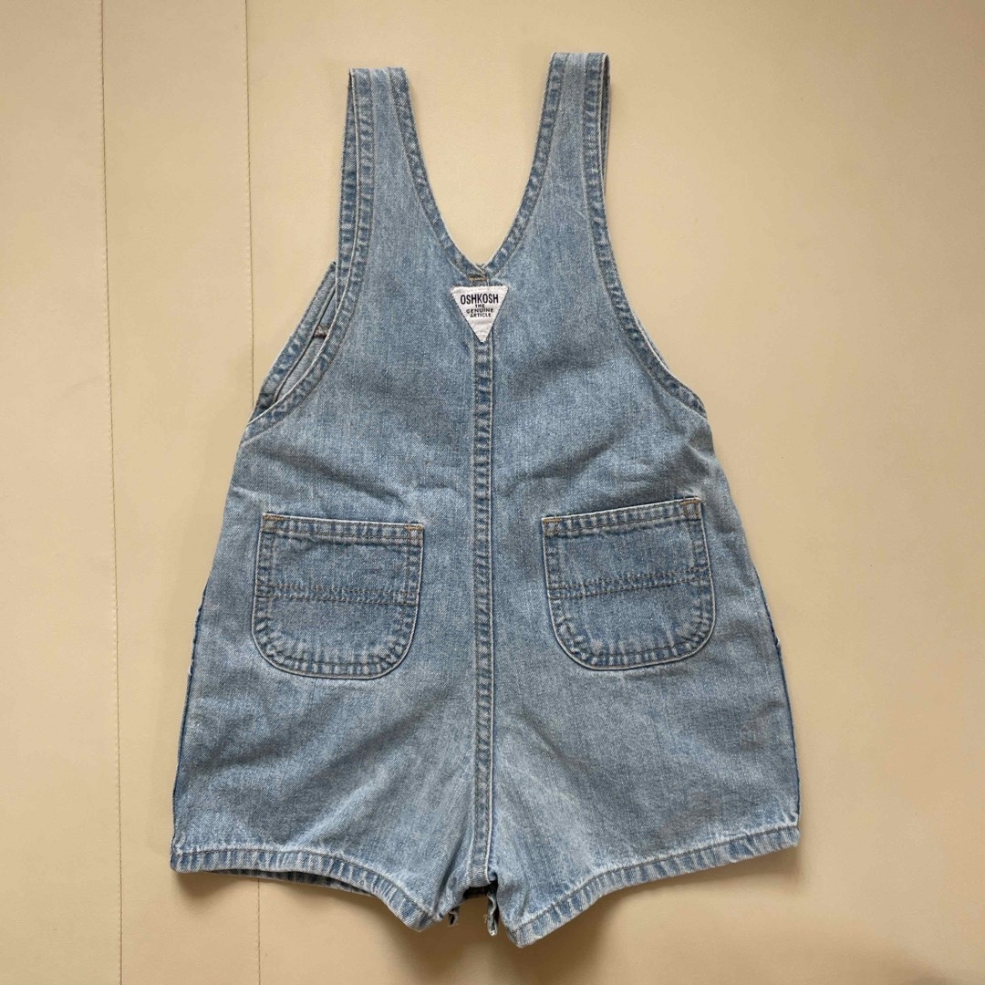 OshKosh(オシュコシュ)のOSHKOSH  ショートオーバーオール　サイズ24M キッズ/ベビー/マタニティのキッズ服男の子用(90cm~)(その他)の商品写真