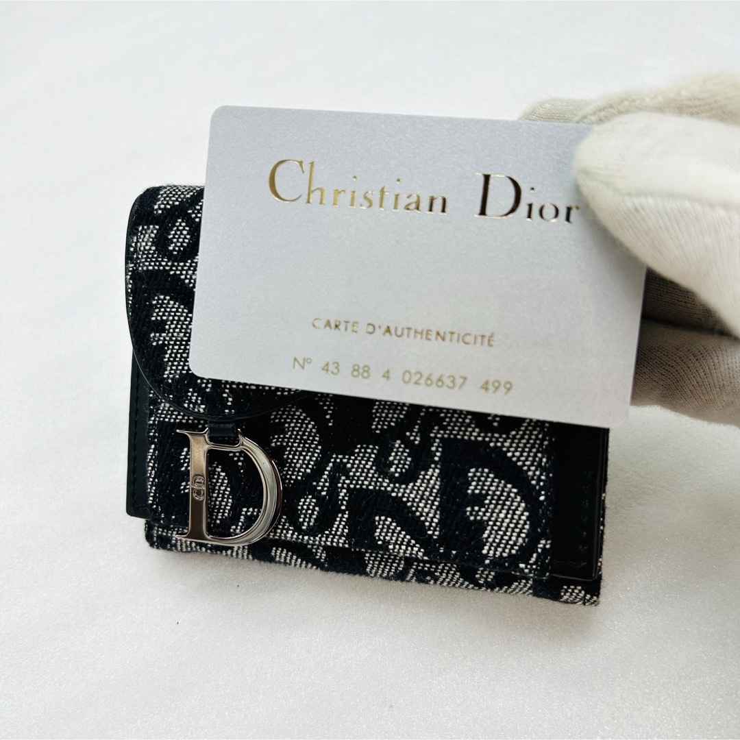 Christian Dior(クリスチャンディオール)の極美品 Christian Dior ディオール　折り財布 トロッター サドル レディースのファッション小物(財布)の商品写真