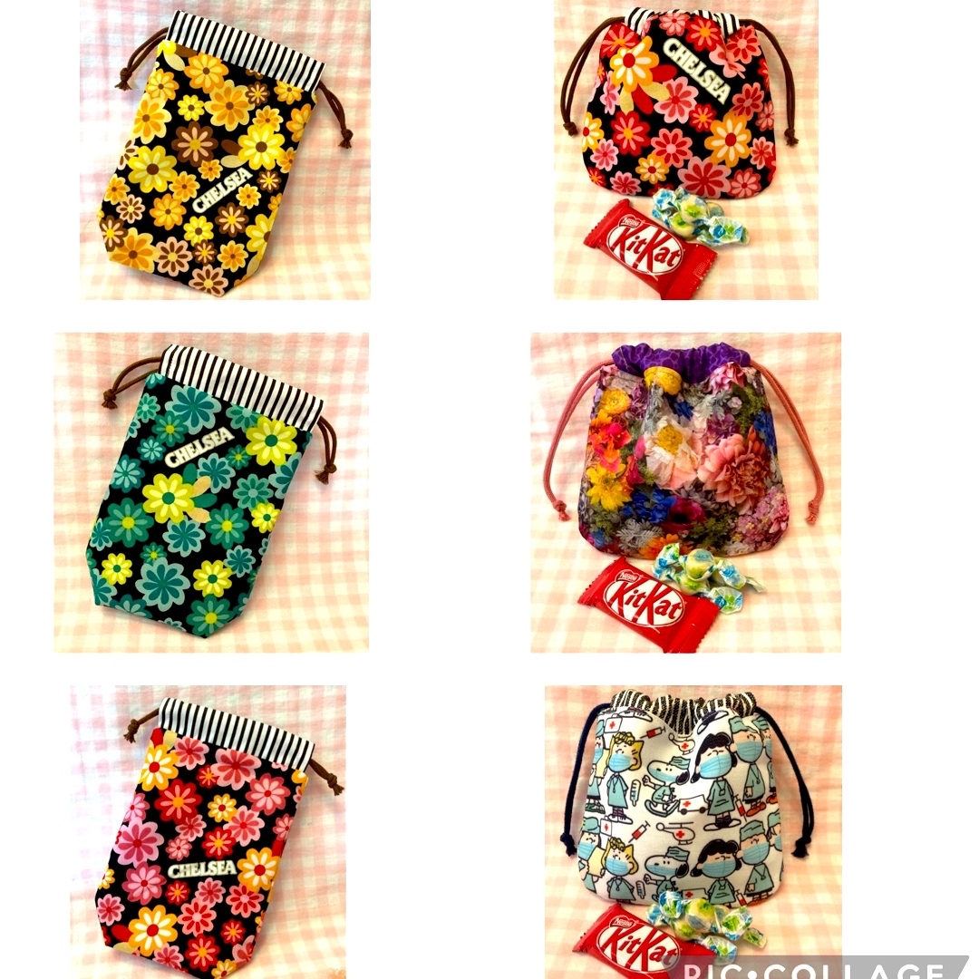 【ARIGATO様専用】ハンドメイド巾着&ペットカバー☆ ハンドメイドのファッション小物(その他)の商品写真
