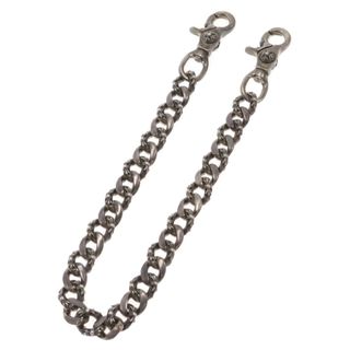 クロムハーツ(Chrome Hearts)のCHROME HEARTS クロムハーツ FANCY LONG-2/2クリップロングファンシー シルバーウォレットチェーン(ウォレットチェーン)