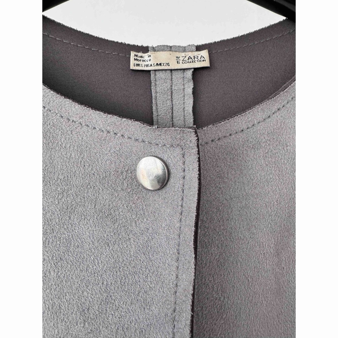 ZARA(ザラ)のZARA フェイクスエードコート レディースのジャケット/アウター(ロングコート)の商品写真