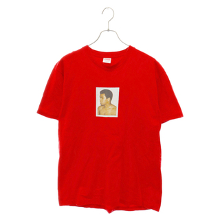 シュプリーム(Supreme)のSUPREME シュプリーム 16SS Ali Warhol Tee モハメドアリ フォトプリント 半袖Tシャツ レッド(Tシャツ/カットソー(半袖/袖なし))