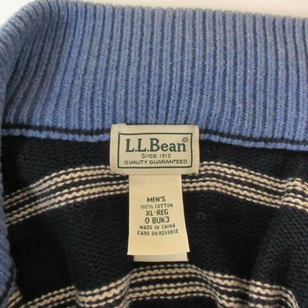 L.L.Bean(エルエルビーン)のL.L.BEAN ヴィンテージ 大きいサイズ セーター 紺 白 XL-REG メンズのトップス(ニット/セーター)の商品写真