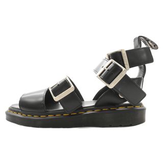 リックオウエンス(Rick Owens)のRick Owens リックオウエンス ×Dr. Martens GRYPHON STRAP RO ドクターマーチン レザーストラップ ハイ サンダル ブラック UK6.5(サンダル)