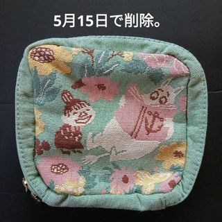 MOOMIN - 👝MOOMINのジャガード織りスクェアポーチ。【新品・終】