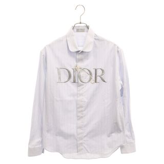 ディオール(Dior)のDIOR ディオール 20AW DIOR AND JUDY BLAME ディオール 刺繍 ジュディ ブレイム 長袖シャツ 043C596B4427 ブルー(シャツ)