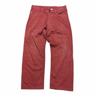 ARMANI JEANS - アルマーニジーンズ カラーデニム ジーンズ  W35レッド ストレートbd5