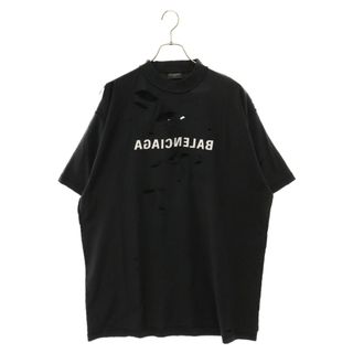 バレンシアガ(Balenciaga)のBALENCIAGA バレンシアガ INSIDE OUT T-SHIRT インサイドアウト半袖Tシャツ ブラック 720198 TQVP3(Tシャツ/カットソー(半袖/袖なし))