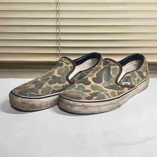 ヴァンズ(VANS)のvans　ヴァンズ　VAN DOREN　70's復刻　camo　スリッポン(スニーカー)