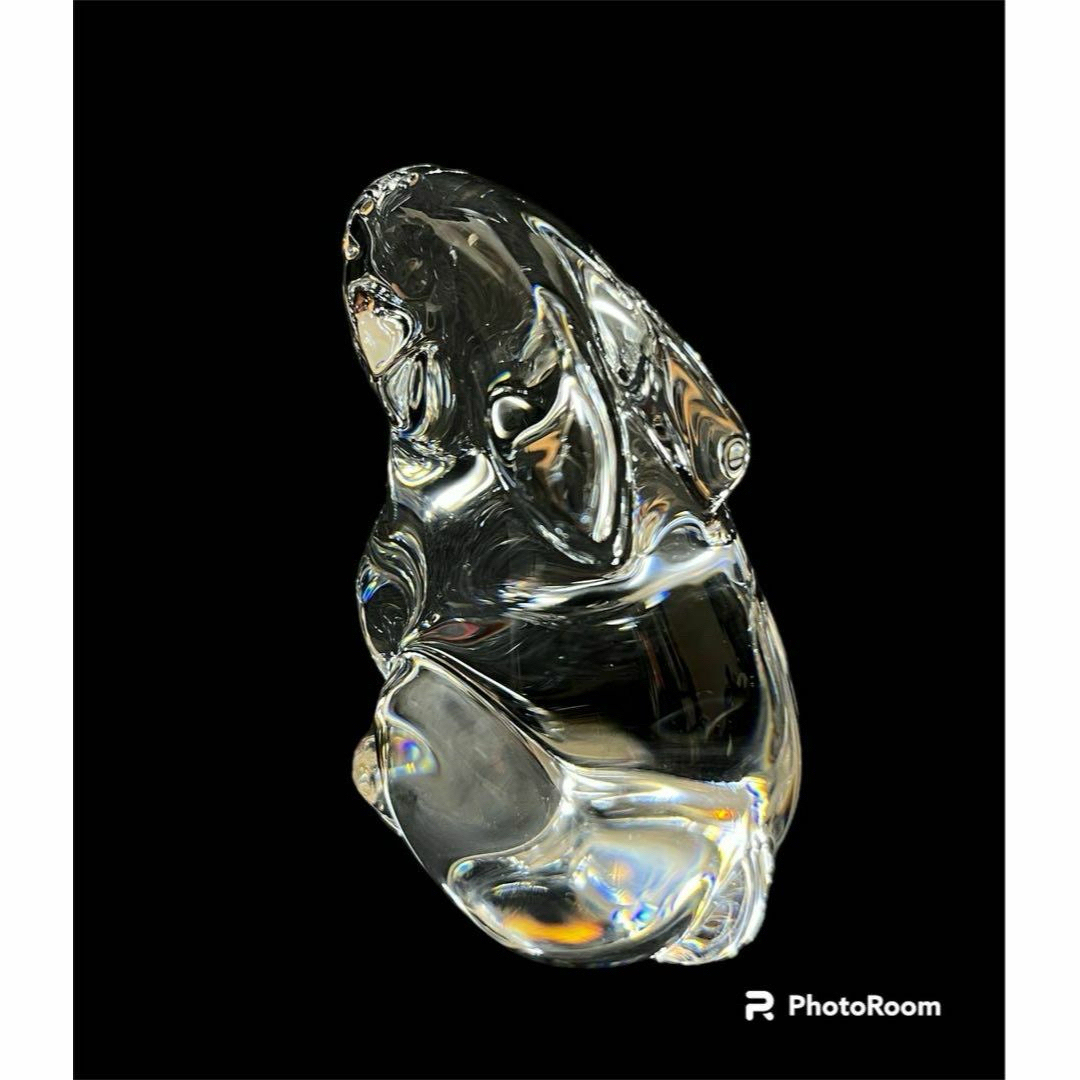 美品】【光の造形】 バカラ Baccarat ウサギ うさぎ 置物 可愛い 美品】【光の造形】 バカラ Baccarat ウサギ うさぎ 置物 可愛い