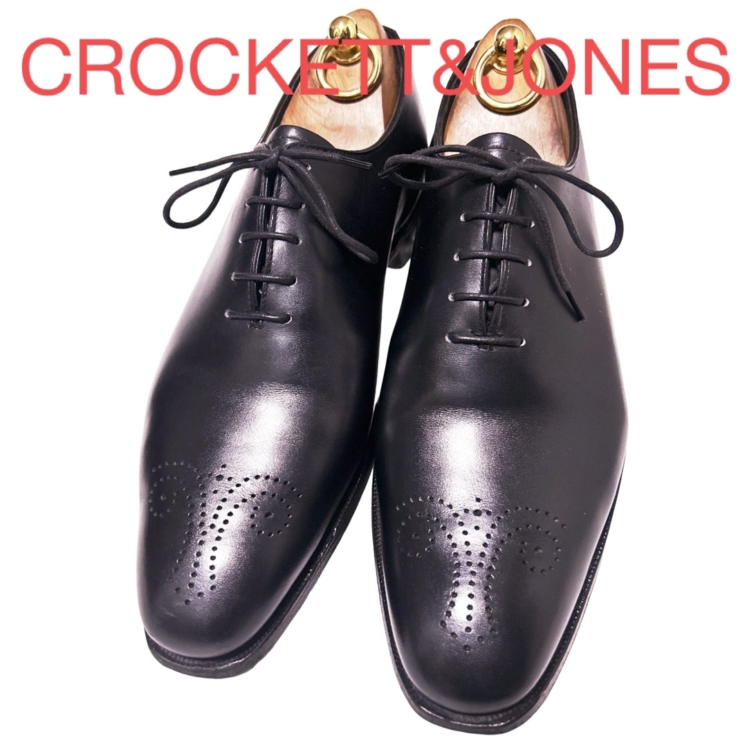 Crockett&Jones(クロケットアンドジョーンズ)の317.CROCKETT&JONES WEYMOUTH ホールカット 6.5D メンズの靴/シューズ(ドレス/ビジネス)の商品写真