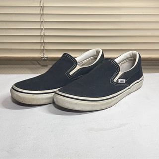 ヴァンズ(VANS)のvans　ヴァンズ　スリッポン　ブラック　黒　27cm(スニーカー)