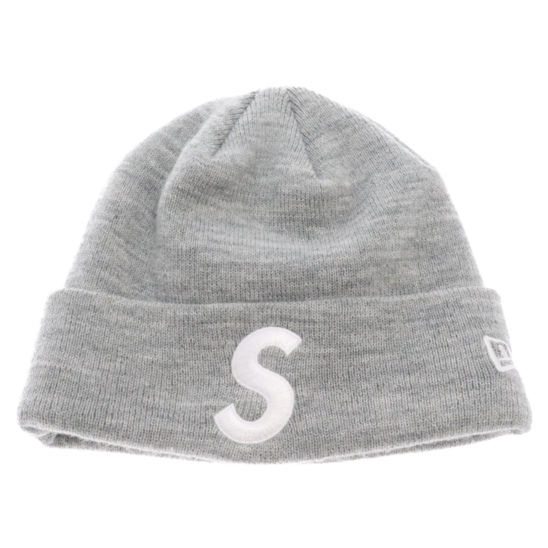 Supreme(シュプリーム)のSUPREME シュプリーム 23AW×NEWERA S Logo Beanie ニューエラ Sロゴ スモールボックスロゴ ビーニー ニットキャップ グレー メンズの帽子(ニット帽/ビーニー)の商品写真