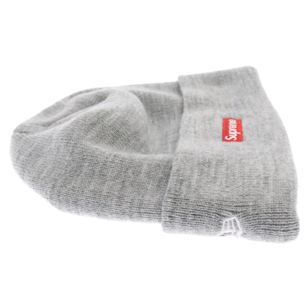 Supreme(シュプリーム)のSUPREME シュプリーム 23AW×NEWERA S Logo Beanie ニューエラ Sロゴ スモールボックスロゴ ビーニー ニットキャップ グレー メンズの帽子(ニット帽/ビーニー)の商品写真