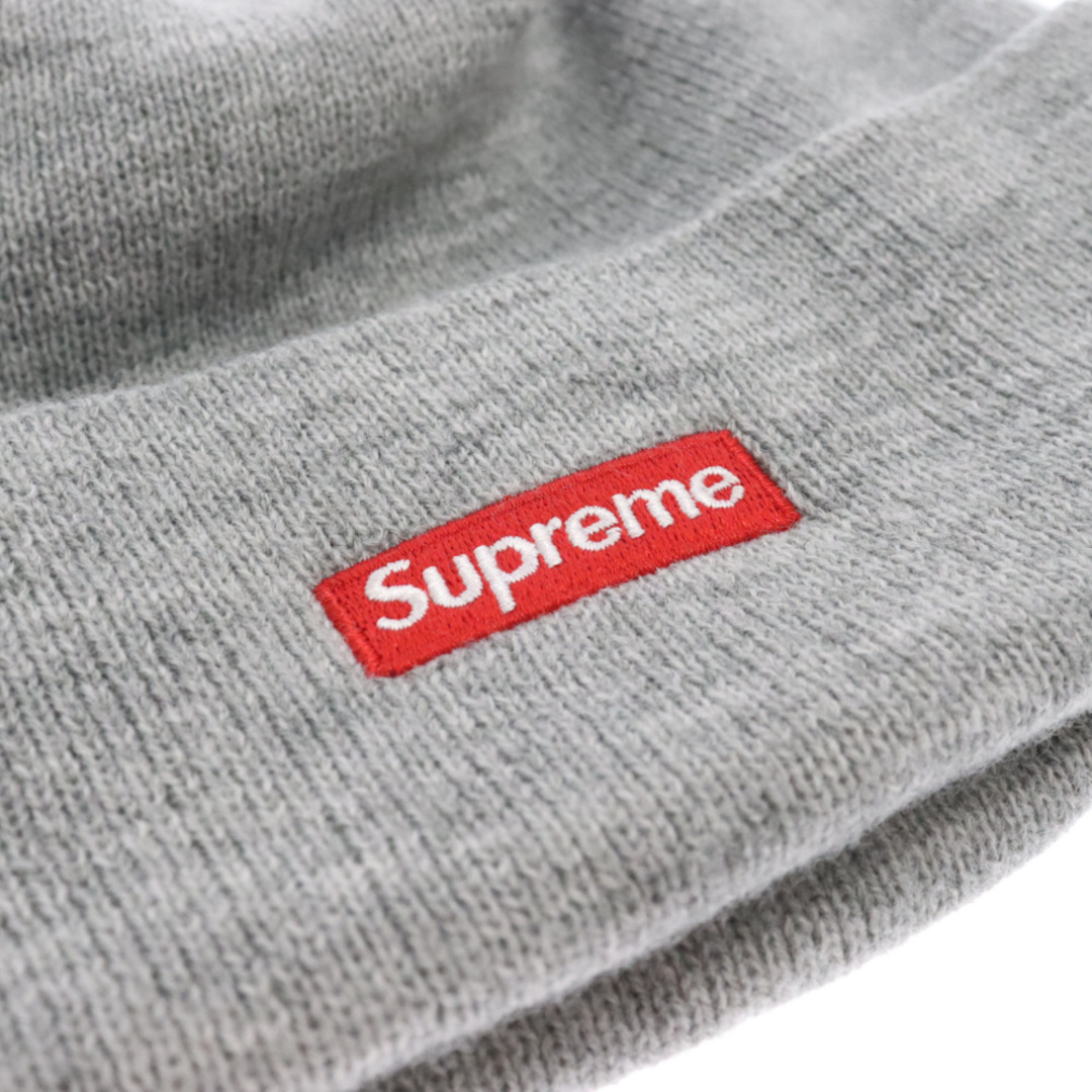 Supreme(シュプリーム)のSUPREME シュプリーム 23AW×NEWERA S Logo Beanie ニューエラ Sロゴ スモールボックスロゴ ビーニー ニットキャップ グレー メンズの帽子(ニット帽/ビーニー)の商品写真