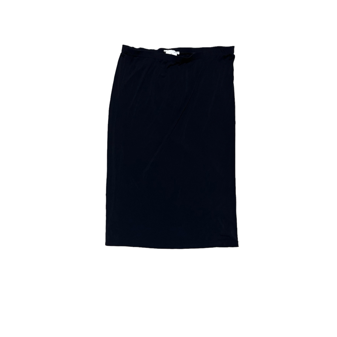 agnes b.(アニエスベー)のアニエス　テロテロ　スカート　黒　サイズ2  made in  フランス レディースのスカート(ひざ丈スカート)の商品写真