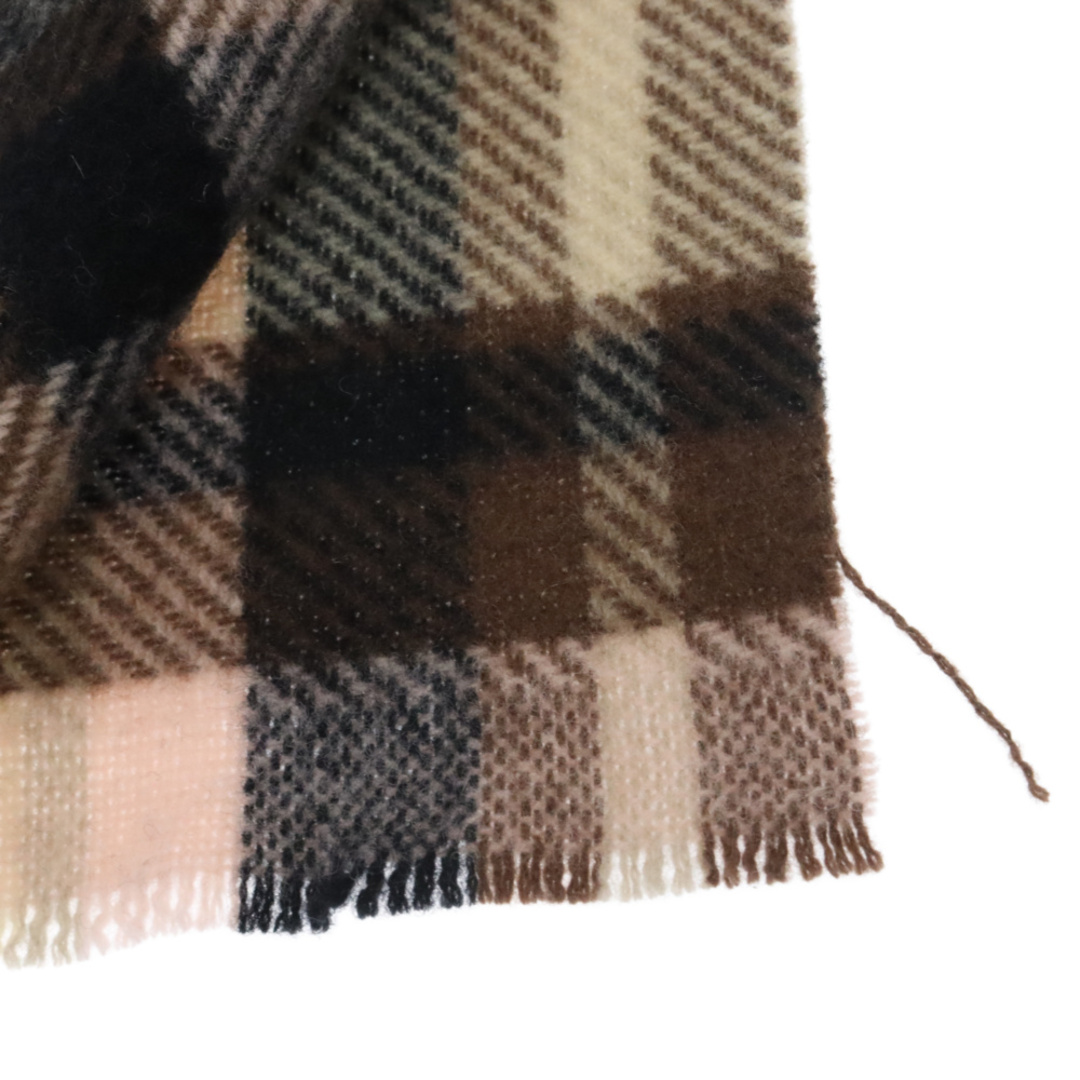 Acne Studios(アクネストゥディオズ)のAcne Studios アクネ ストゥディオズ Cassiar Check Scarf チェック柄 大判 ウール ストール スカーフ ブラウン レディースのファッション小物(ストール/パシュミナ)の商品写真