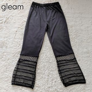 グリーム(gleam)の【未使用・タグ付】gleam☆網タイツ×カジュアルパンツ　ブラック　フリーサイズ(その他)