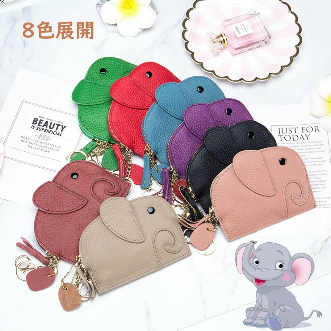色:グリーンJoveJek 小銭入れ レディース 可愛い象さん コインケース レディースのバッグ(その他)の商品写真