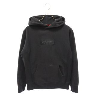 シュプリーム(Supreme)のSUPREME シュプリーム 14AW Tonal Box Logo Pullover トーナル ボックスロゴ スウェット プルオーバーパーカー ブラック(パーカー)