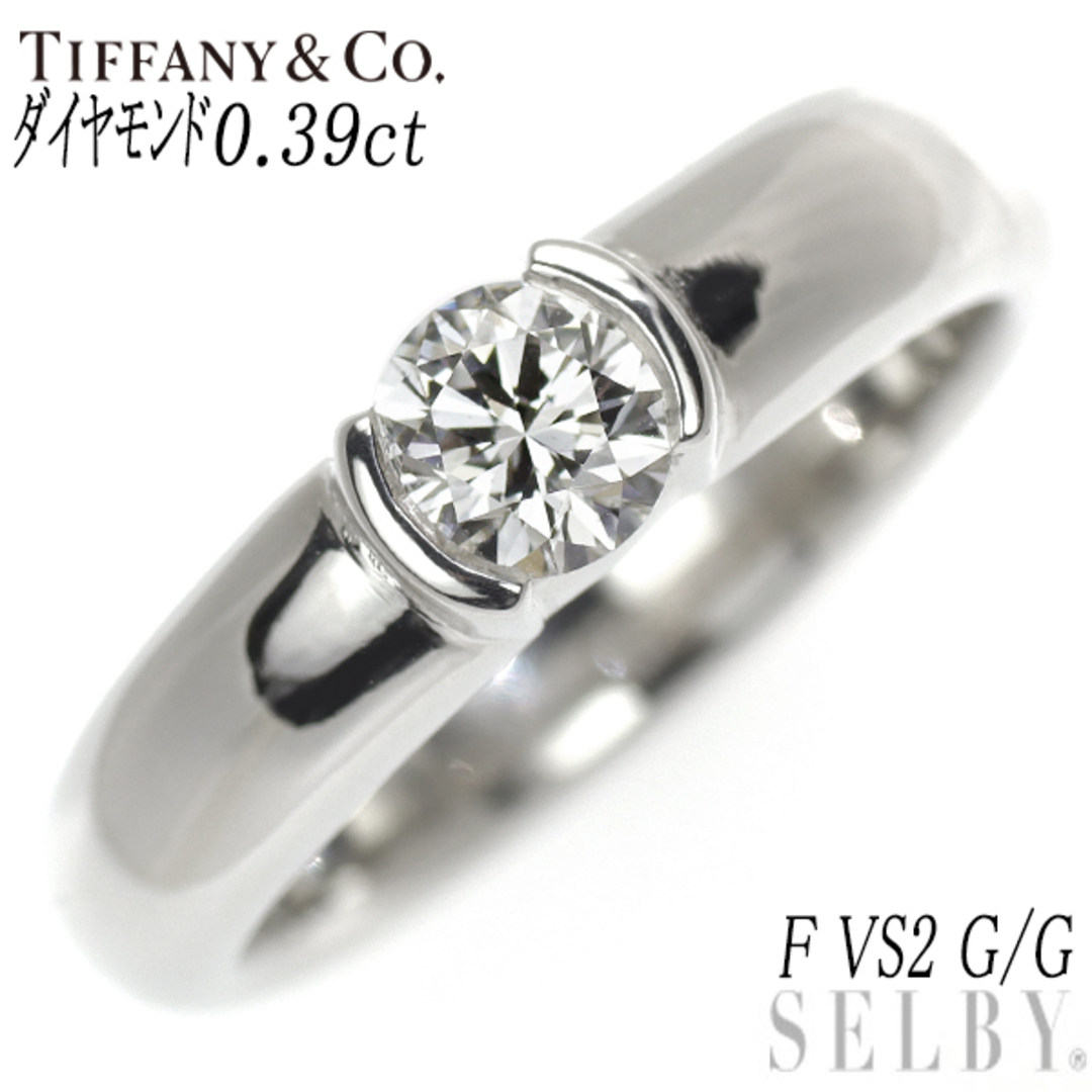 Tiffany & Co.(ティファニー)のティファニー Pt950 ダイヤモンド リング 0.39ct F VS2 G/G ドッツ レディースのアクセサリー(リング(指輪))の商品写真