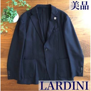 LARDINI - 【美品/春夏】LARDINIラルディーニネイビージャケット46