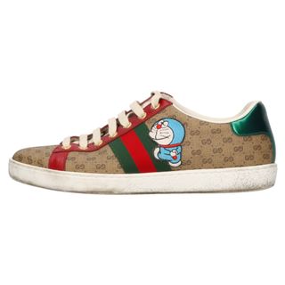 Gucci - GUCCI グッチ ×ドラえもん Ace Sneaker GGスプリーム シェリーライン エース ローカットスニーカー ブラウン 655034