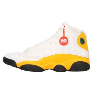 ナイキ(NIKE)のNIKE ナイキ AIR JORDAN 13 RETRO Del Sol 414571-167 エア ジョーダン13 デルソル ハイカットスニーカー US10/28cm ホワイト/イエロー(スニーカー)