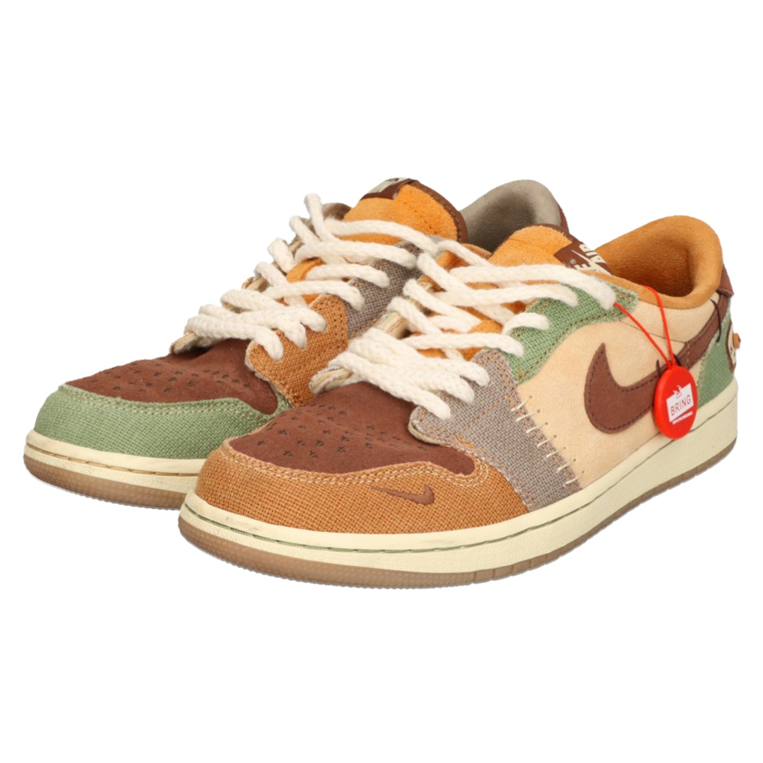 NIKE(ナイキ)のNIKE ナイキ ×Zion Williamson AIR JORDAN 1 RETRO LOW DZ7292-200 ザイオンウィリアムズ エアジョーダン1 ローレトロスニーカー マルチカラー US9/27cm メンズの靴/シューズ(スニーカー)の商品写真