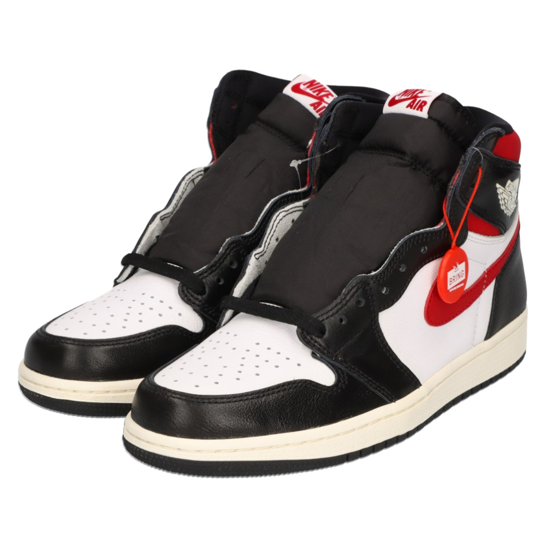 NIKE(ナイキ)のNIKE ナイキ AIR JORDAN 1 RETRO HIGH OG GYM RED 555088-061 エアジョーダン1 ジムレッド ハイカットスニーカー ブラック/レッド/ホワイト US8.5/26.5cm メンズの靴/シューズ(スニーカー)の商品写真