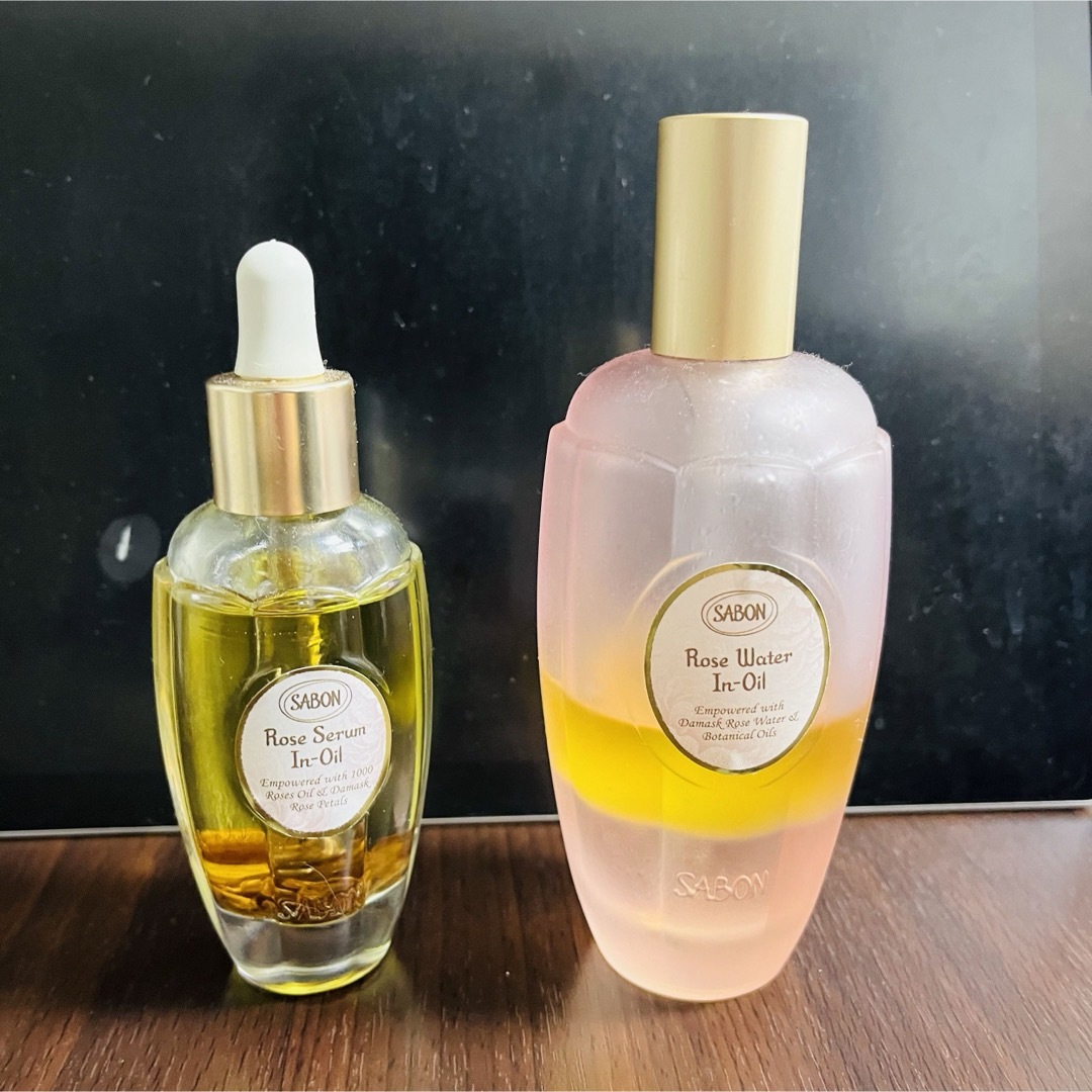 SABON(サボン)の※4/30まで値下SABONローズセラムインオイル＆ローズウォーターインオイル コスメ/美容のスキンケア/基礎化粧品(化粧水/ローション)の商品写真