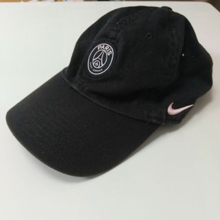 パリサンジェルマン(Paris Saint-Germain)のPSG パリサンジェルマン ナイキ NIKE キャップ 黒 ブラック(キャップ)