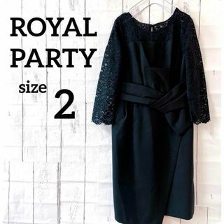 ロイヤルパーティー(ROYAL PARTY)のROYAL PARTY ロイヤルパーティー　ワンピース　結婚式　ドレス　レース(ひざ丈ワンピース)